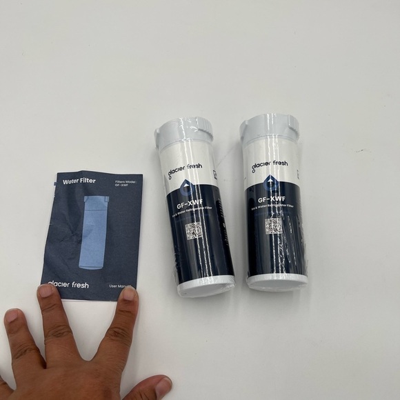 GLACIER FRESH XWF Replacement For GE XWF Refrigerator Water Filter Pack of 2 - Picture 3 of 9